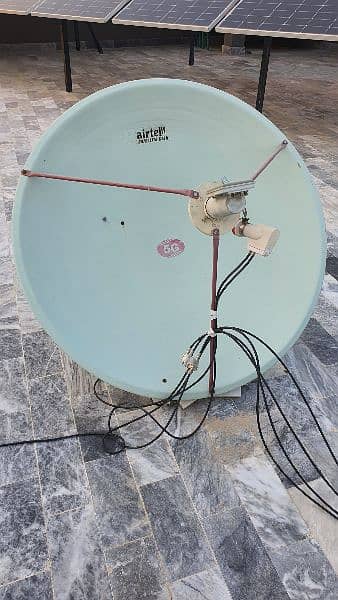 2 Dish antennas along with receiver 7