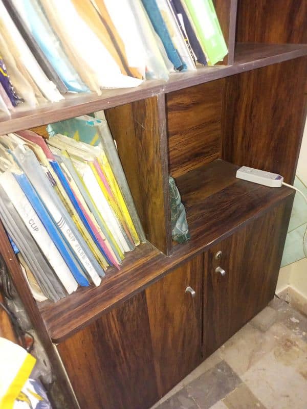 Office furniture table,chairman seat and book shelve 1