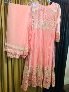 3 piece ShahPosh Fully heavily embroided Maxi