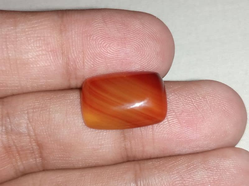 Irani Carnelian Aqeeq Natural Stone 5