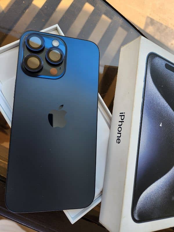 I phone 15 pro max jv Blue 512 GB 2