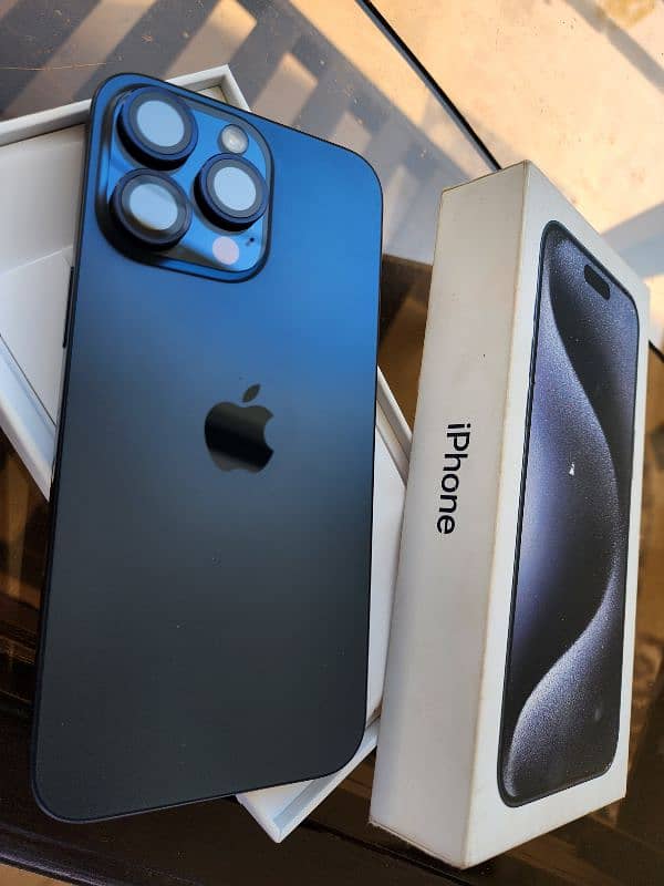 I phone 15 pro max jv Blue 512 GB 3