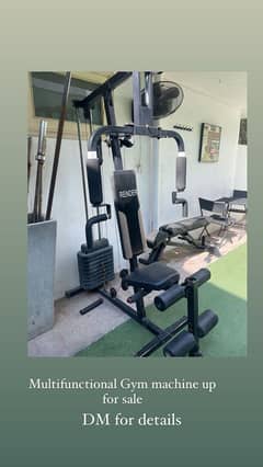 Multi function gym machine