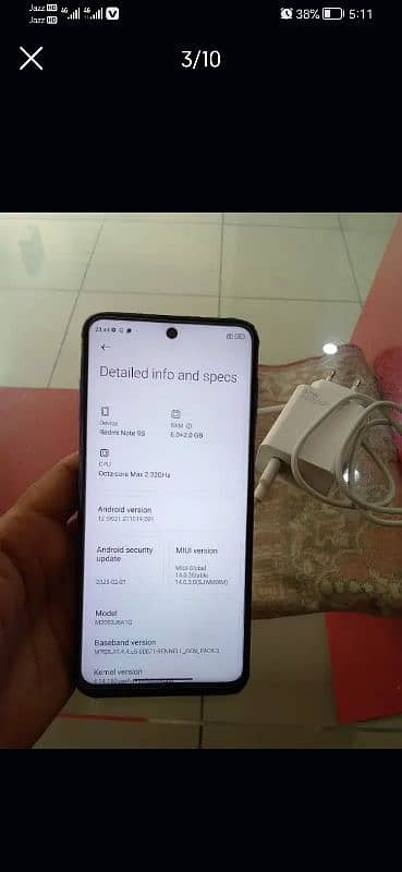 Redmi Note 9s official pta 8/128 1