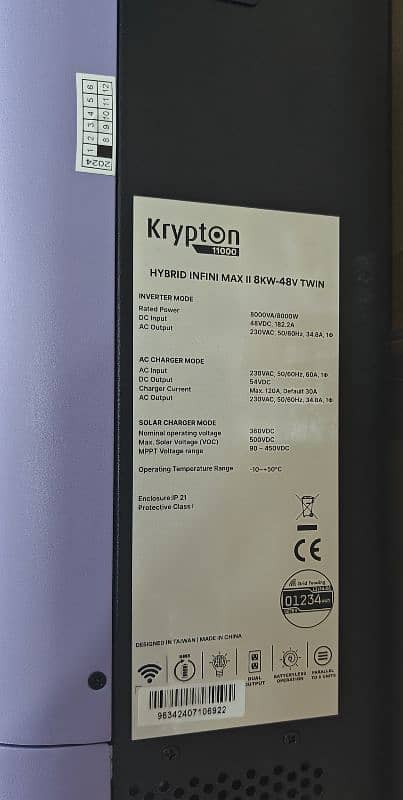 Knox Krypton 8KW PV11000 Max II Solar Hybrid Inverter 6