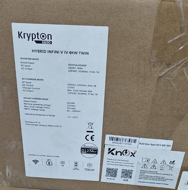 Knox Krypton PV5600 4KW VM4  Solar Hybrid Inverter 7