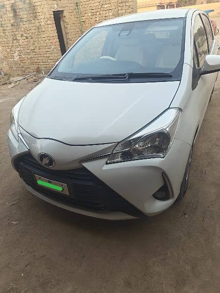 Toyota Vitz model 2019 import 2021 pearl whote 6