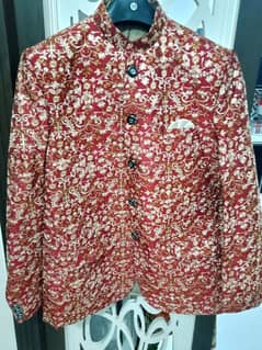 Prince Cot Red Maronish colour 10 by 10 condition only 2 hours used