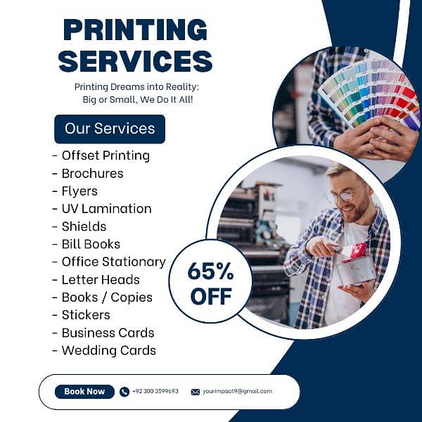 Printing services | Your Impact 0