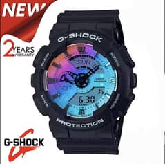 Casio G shock rainbow