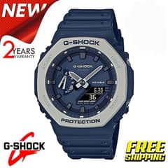 Casio G shock blue and white