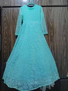 Frock Aqua Blue Color