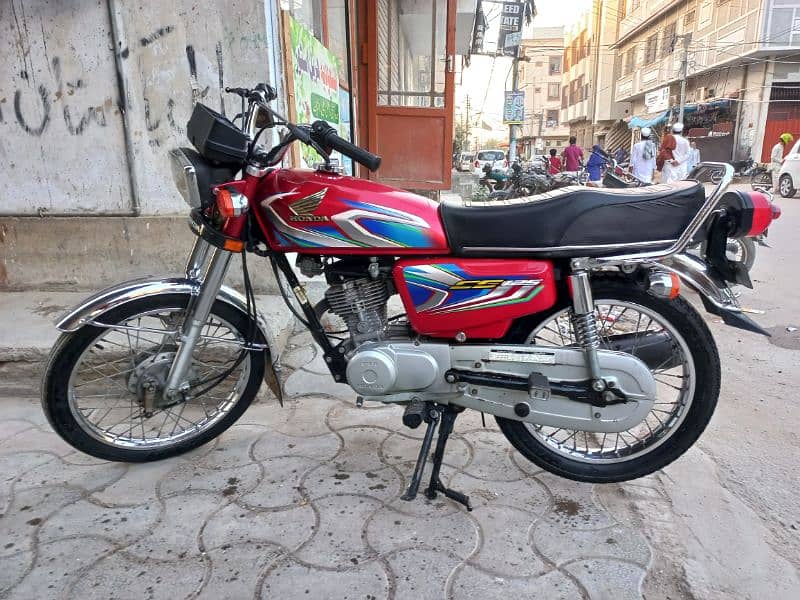 honda 125 2022 karachi number 0