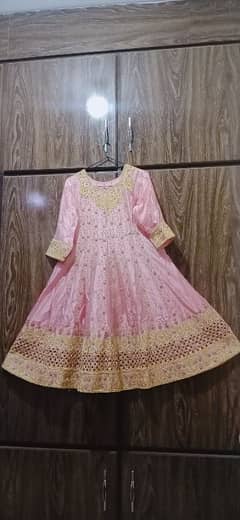 Frock Baby Pink Color