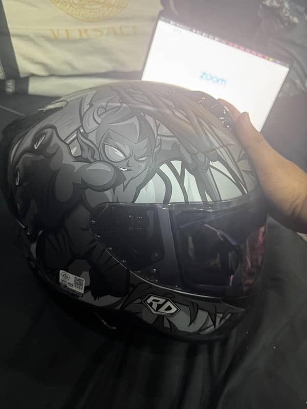 RD DEMON DOT APPROVED L HELMET 3