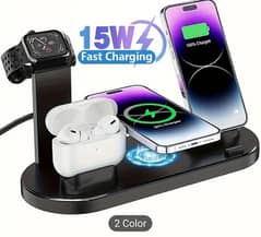 6 in 1 wireless charging stand