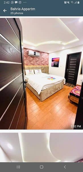 One bed luxury apartment for short stay like(3to4)hours in bahria town 1