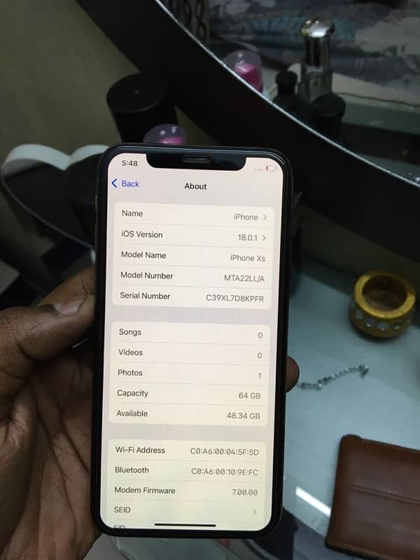 iPhone XS 64gb non pta jv 7