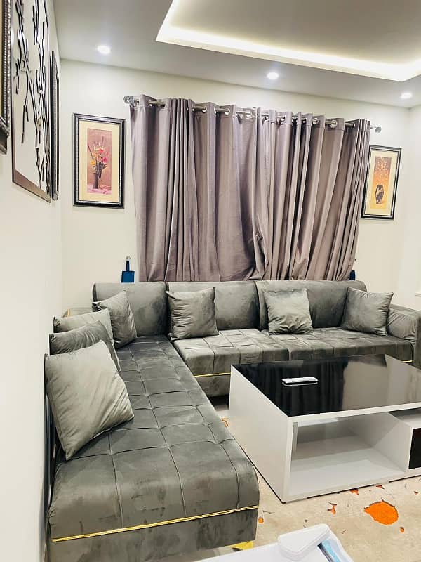 1-Bed Elegant Furnished Flat For Rent Sector F Bahria Town Lahore 11