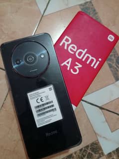 xiaomi redmi A3 4/64 pani pack cell with box and 6mon waranty