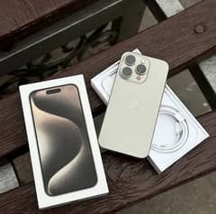 IPHONE 15 Pro dual physical sim pta approve 128 gb fresh condition