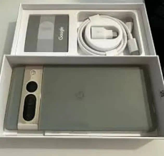 google pixel 7 pro mobile phone complete box 0