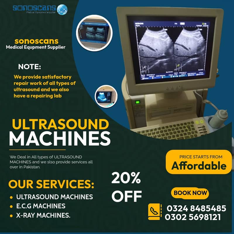 COLOUR DOAPPLER / ULTRASOUND MACHINE / BRAND NEW ULTRASOUND MACHINE 0