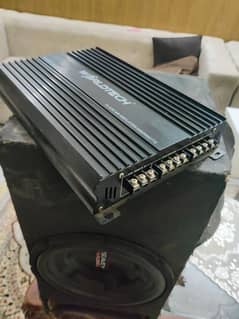 Amplifier with woofer