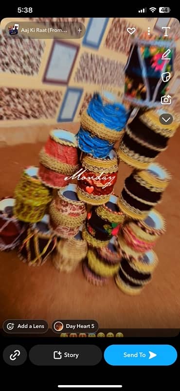 dholki decoration items and selfie props 6