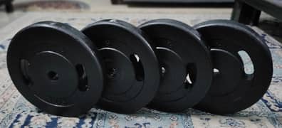 5Kg x 4 Dumbbell weight plates