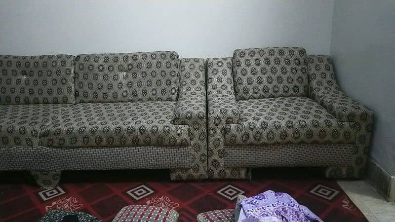 2 seater Sofa, 5 Seater Sofa, 1 Bed for sale 1