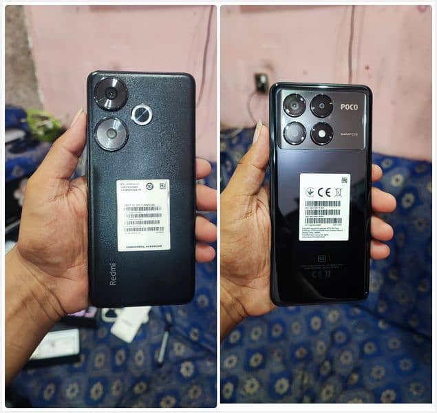 POCO X6 pro 12/512 pta Redmi turbo 3 12/256 non pta sim time available 0