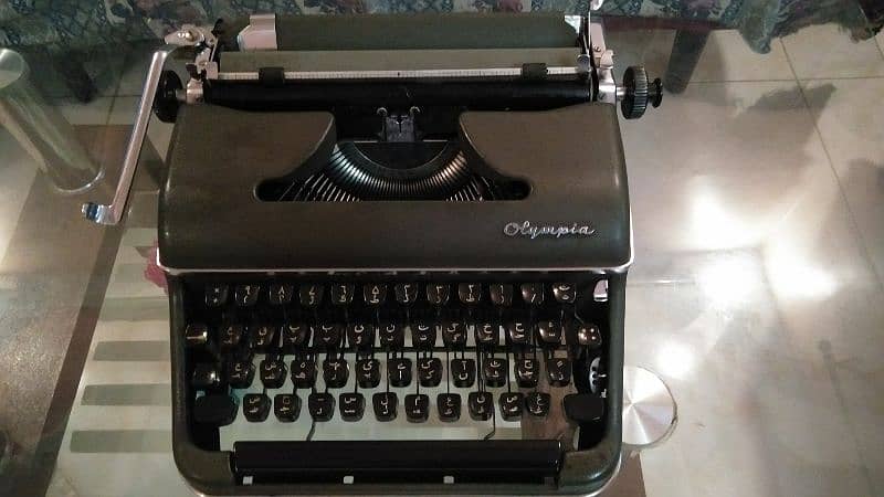 A rare olympia typewriter of made in Germany in 1950s urdu version 3