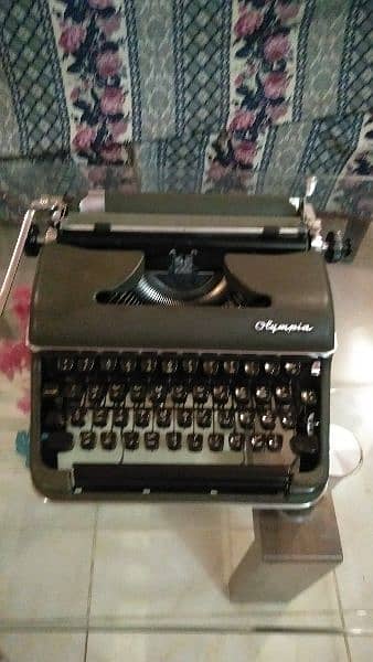 A rare olympia typewriter of made in Germany in 1950s urdu version 6