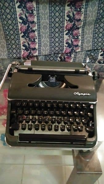 A rare olympia typewriter of made in Germany in 1950s urdu version 10