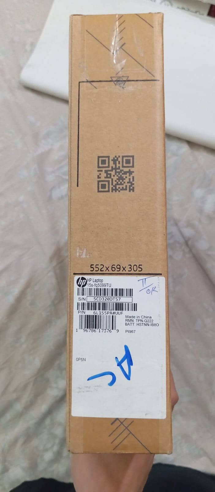 BRAND NEW - HP Laptop 15s-fq5099TU (6L1S5PA) 7