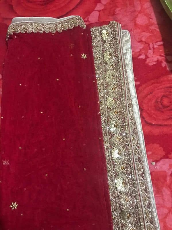 Net bridal lehenga 3