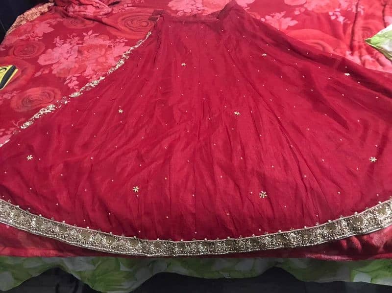 Net bridal lehenga 6