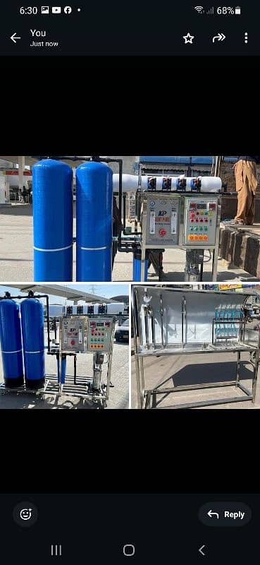 water filter ro plant space and partner avilable 0