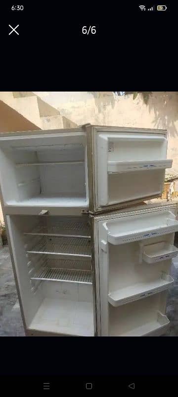 haier fridge used good condition 6