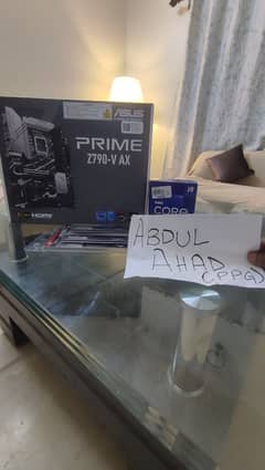 i9 12900k + Asus Z790-V Prime WiFi + 32 GB RAM DDR5