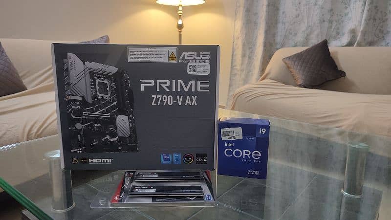 i9 12900k + Asus Z790-V Prime WiFi + 32 GB RAM DDR5 2