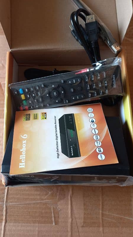 Hellobox 6 satellite receiver New boxpack 4