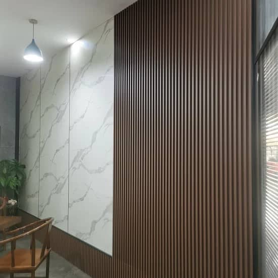 Pvc Wallpanel | wpc wall panel | Laminated sheet wallpaper wood floor 1