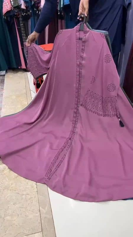 Maxi Style Front Open Abbaya 3