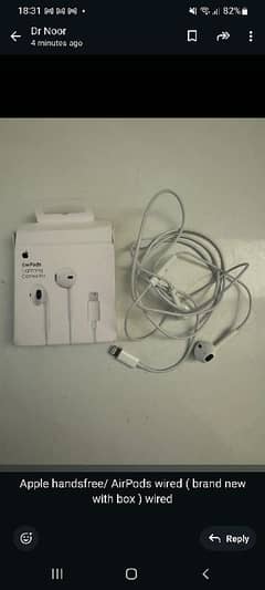 Ear phones Apple brand new