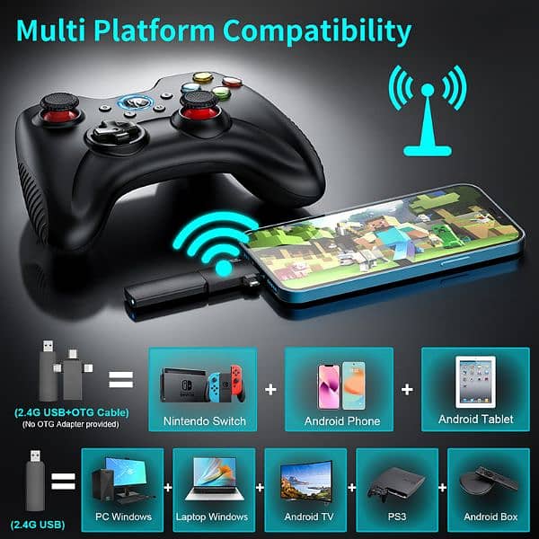 EasySMX 8236 Wireless Controller for PC Switch and Android 2