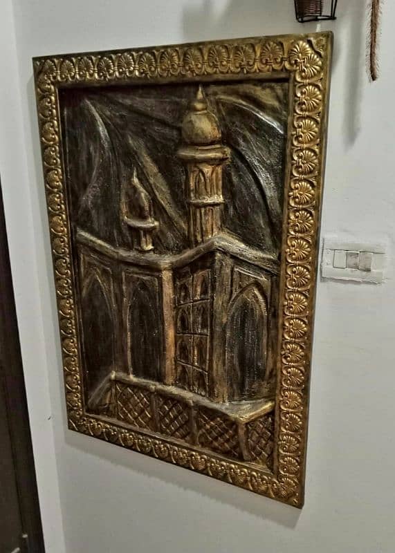 Very Beautiful Islamic Mosque Painting 3