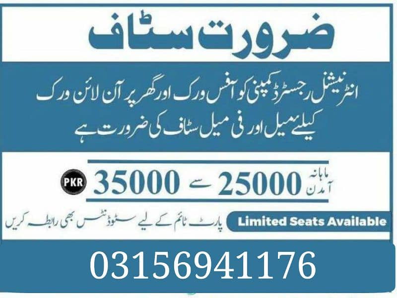 Online jobs in Pakistan 0