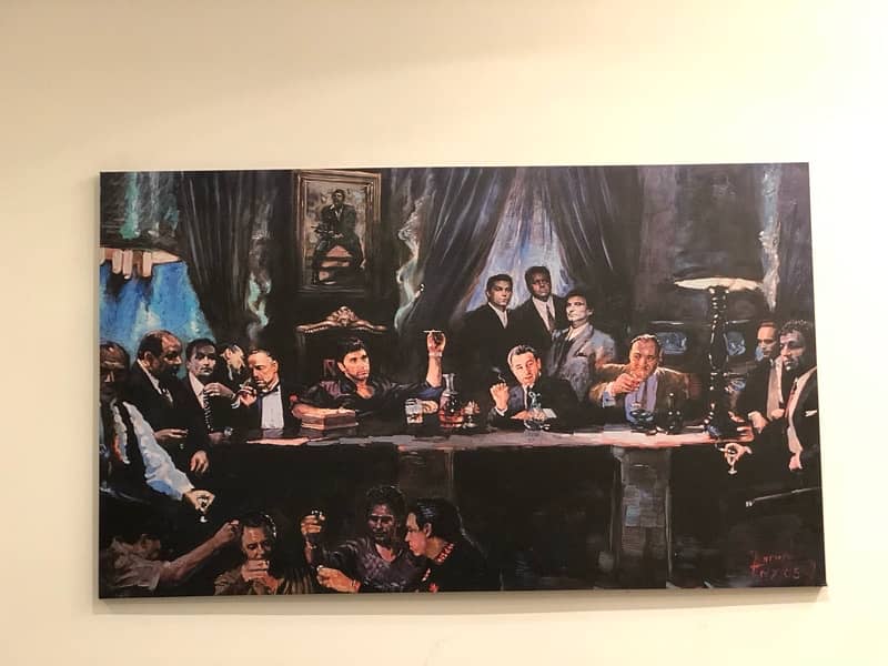 GODFATHER GANSTER CANVAS 1